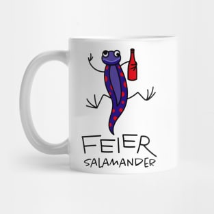 Party for funny salamanders Mug